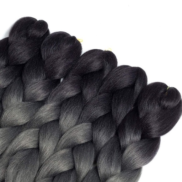 5 packs of Black Gray ombré braiding hair *NWT*
? main image 5